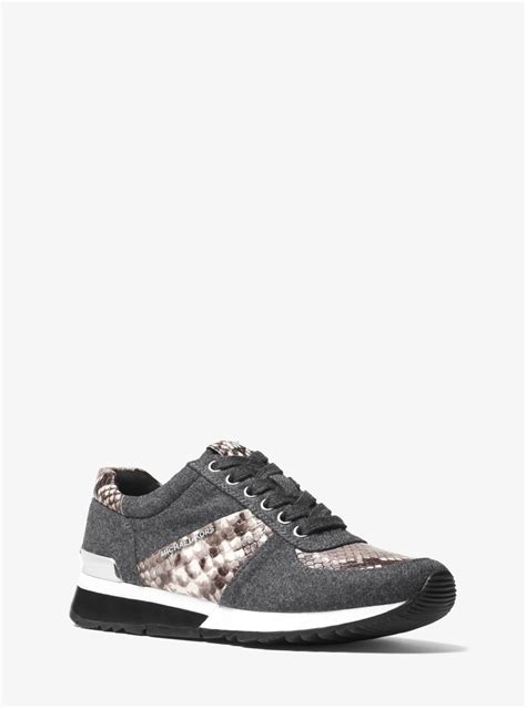 michael kors allie trainer flannel